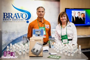 BRAVO!'s booth at the conference.
